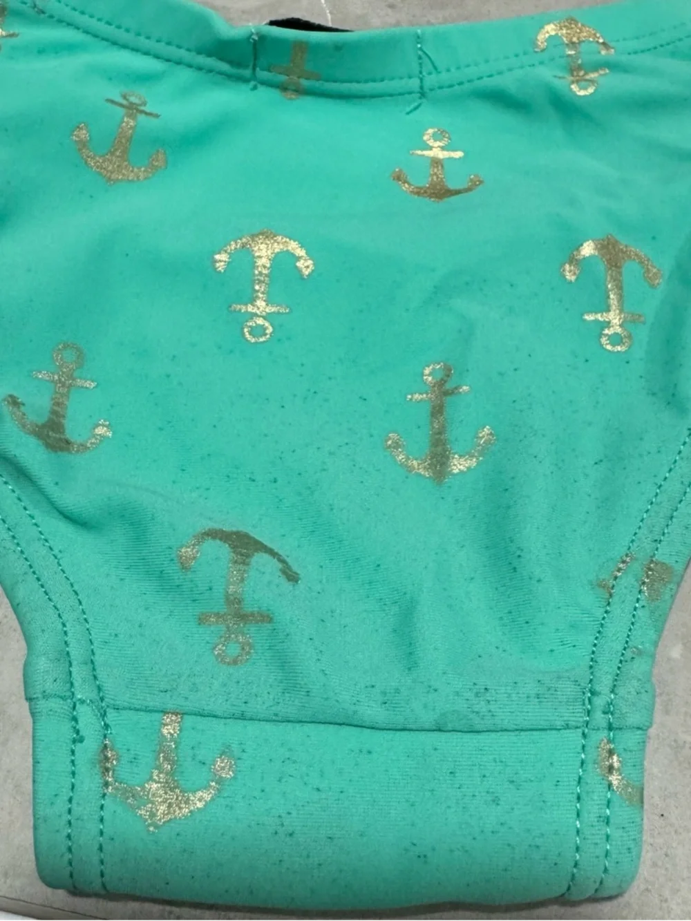 2 pcs bundle of baby girl swim suits size 12 months